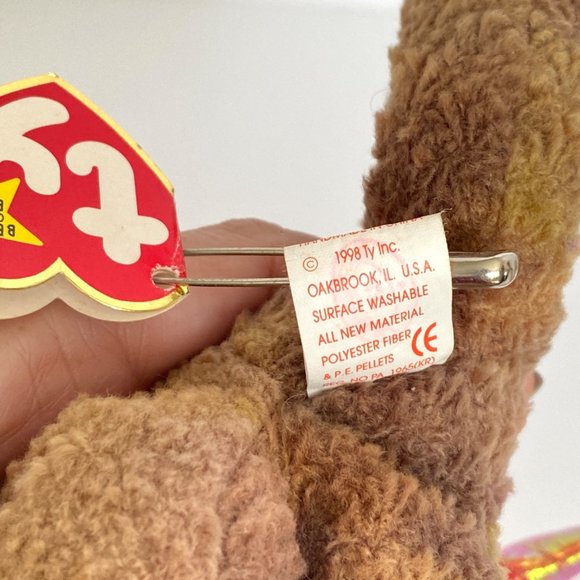 1998 TY Scorch Beanie Baby Dragon Plush Vintage - Picture 6 of 11